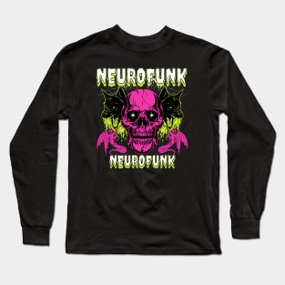 NEUROFUNK - Bass Hounds Skull Long Sleeve T-Shirt